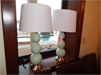 Table Lamps Pastel Green