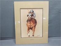 High Quality Horse Print " Secretariat " Signed