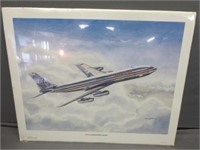 American Airlines 707 Print - 16x20"