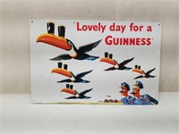 Guinness Beer Tin Advertising Toucan Sign