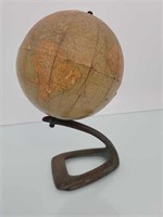 1920's Art Deco Hammonds 6" Terrestrial Globe