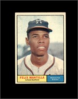 1961 Topps #164 Felix Mantilla EX-MT to NRMT+