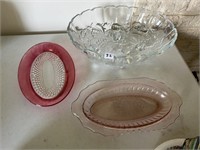 VINTAGE GLASS DISHES