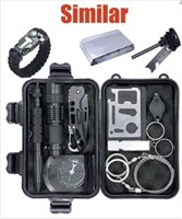 Survival Kit Includes Knife & Flashlight 

NEW-