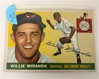 1955 Topps Willie Miranda #154