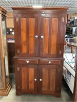 Antique Solid Wood Hutch, Cupboard.