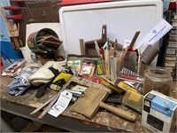Misc. Items (Pencils, Rulers, Nails, Squeegee)