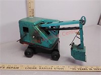 Vintage Tin Lumar Contractors Scoop Power Shovel