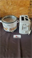 Crock pot & toaster