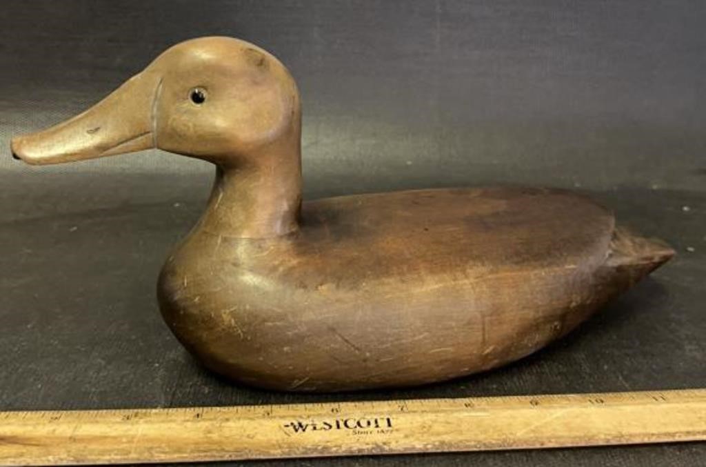 VINTAGE WOODEN DUCK DECOY