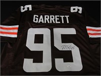Myles Garrett signed football jersey JSA COA