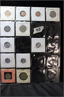 12 Various International Coins