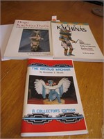3 Native American Kachina Doll Collectors Books