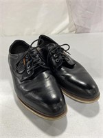 BRUNO MARC MENS 10W BLACK DRESS SHOES USED