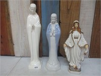 3 Religious Figurines