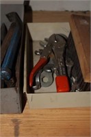 Files, chisels, wrenches, wire brush