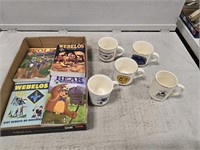 Scout Books & Assorted Mugs