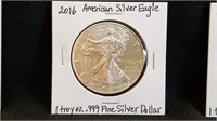 2016 American Eagle Silver Dollar