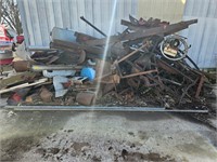 large group of scrap...aluminum and steel