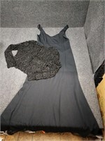 Vtg Cattiva New York dress & bolero, size 12