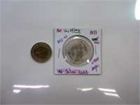 50 shilling AU 1971 20 gr .900 silver