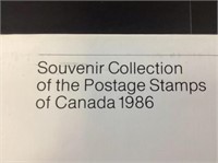 Canada post souvenir collection 1986