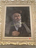 Rabbi, Oil on Canvas