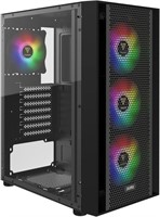 $90 ZEUS GAMDIAS ATX Mid Tower Gaming Computer PC