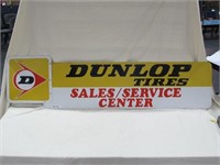 1980S DUNLOP TIRES ADVERTISING SIGN