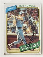 Toronto Blue Jays Roy Howell signed 1980 Topps #48