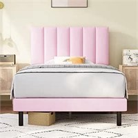 ULN-Twin Bed Frame, Molblly Bed Frame Twin with Up