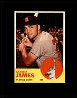 1963 Topps #83 Charles James EX to EX-MT+