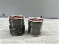 Two 1 lb each rosin core solder