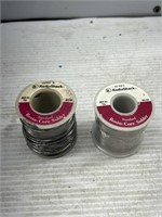 Two 1 lb each rosin core solder