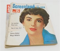 Screenland & Silver Screen Magazines - 1950's &
