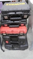 5 Empty Tool Cases incl Dewalt, Milwaukee & more