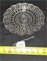 HAND CUT GLASS DISH