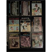 (9) 1971 Topps Baseball Stars/hof