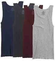 Fruit of the Loom Men's 4-Pack A-Shirt, Assorted,