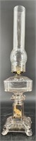 Beautiful Antique Waterbury Oil Lamp