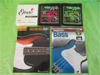 Electric Bass Strings & 2 Lesson Books