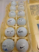 C1) Mixed Golf Balls (12) - Used