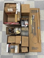 Large Group of New Clock Parts & Accessories