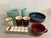 Plastic, Metal & Ceramic Bowls/Cups