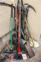 Large Lot of Hand Garden Tools & More