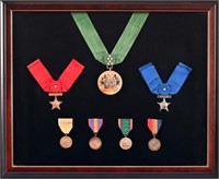 Texas' Most Prestigious Military Awards- Framed