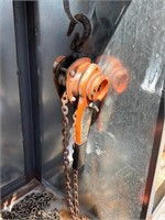 Harrington manual 3/4 ton chain hoist