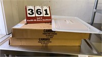Lot of 2 Cases Cambro Food Pan Covers
