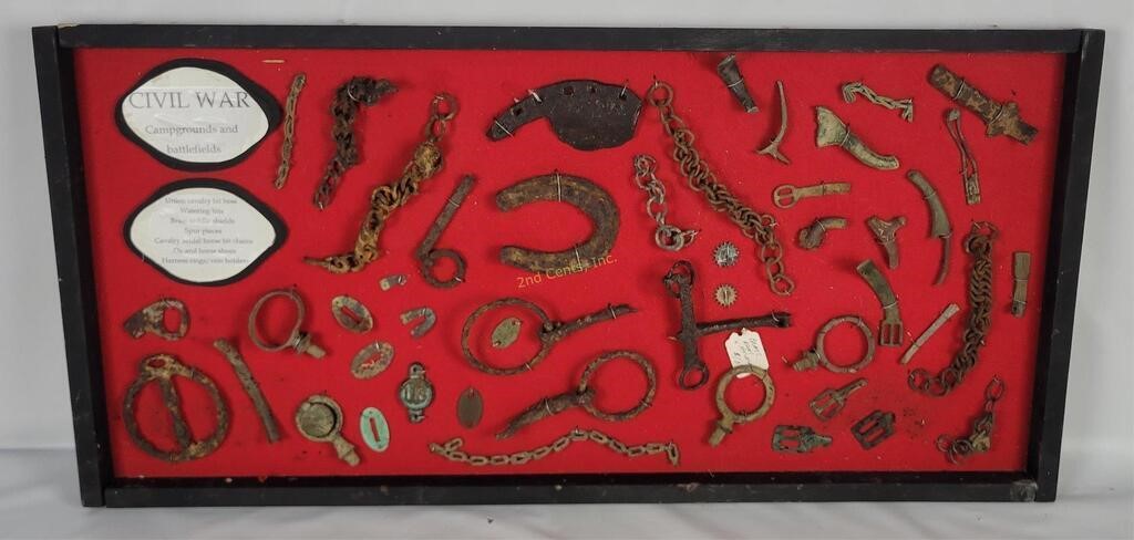 Civil War Relics - Spur  Pieces, Chains