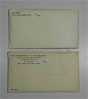 1972 & 1973  US. Mint Uncirculated sets